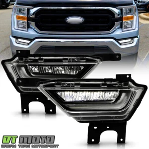 For 2021-2023 Ford F150 XL LED Bumper Fog Lights Lamps w/ Switch Pair Left+Right - Picture 1 of 7