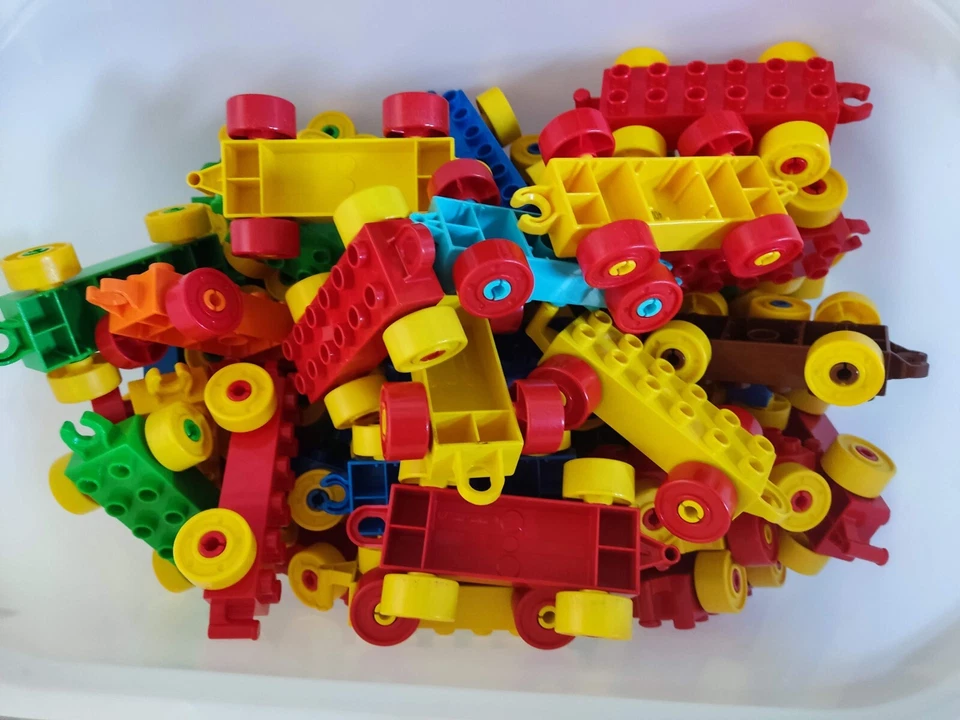Lego® Duplo 5x Anhänger, Zug Anhänger, bunt gemischt versch. Varianten - Bild 1 von 1