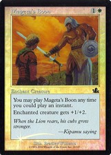 MTG - Prophecy - Mageta's Boon - Foil - Various Conditions