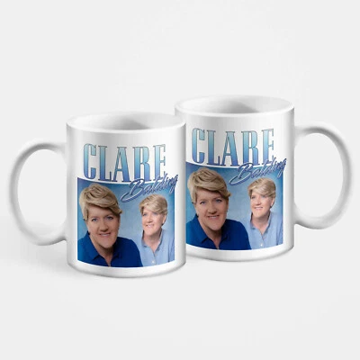 ORCA COATINGS Clare Balding Mug Appreciation Throwback Homage Stag Hen Do Funny Gift