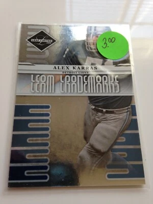2008 Leaf Limited Alex Karras Lions Team Trademarks T1 /999 Low Shipping - Image 1 of 2