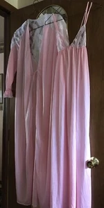 Conjunto de camisón y peignoir lencería vintage para dama años 50 - Imagen 1 de 6