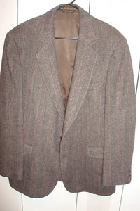 ADAMS ROW by RICHMAN, 100% Wool Mens Blazer Sport Coat, Size 46 L - Picture 1 of 7