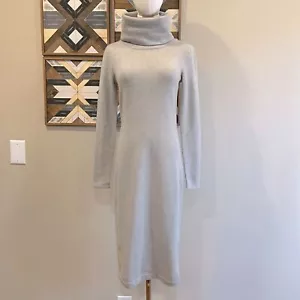 Vestido Ralph Lauren Negro Etiqueta Tejido Cachemir Manga Larga Pequeño - Imagen 1 de 12