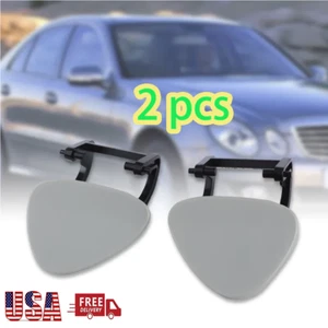 2X Headlight Washer Nozzle Cover Cap 2118801805 For Mercedes W211 E280 E550 E350 - Picture 1 of 11