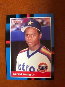 (100) Gerald Young Donruss 1988 Baseballkarten #431 fast neuwertig Astros - Bild 1 von 2