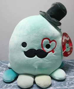 Malvavisco blando 8"" ElKO the Ocotopus Valentine - Nuevo con etiquetas 2023 - Gafas Auqa/Verde #1717 - Imagen 1 de 6