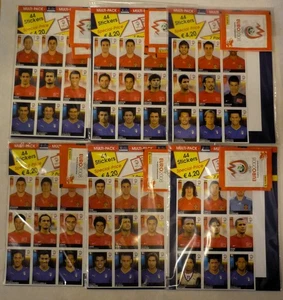 Panini Euro 2008 Sammlerstück 6 x Multipack 7 Tüten + 9er Bogen Spanien Italien - Picture 1 of 2
