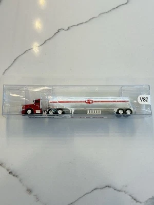 Trucks N Stuff Peterbilt 386 Lee & Estes w Heil Tank Trailer 1:87 HO SPT3287 NIB - Image 1 of 4