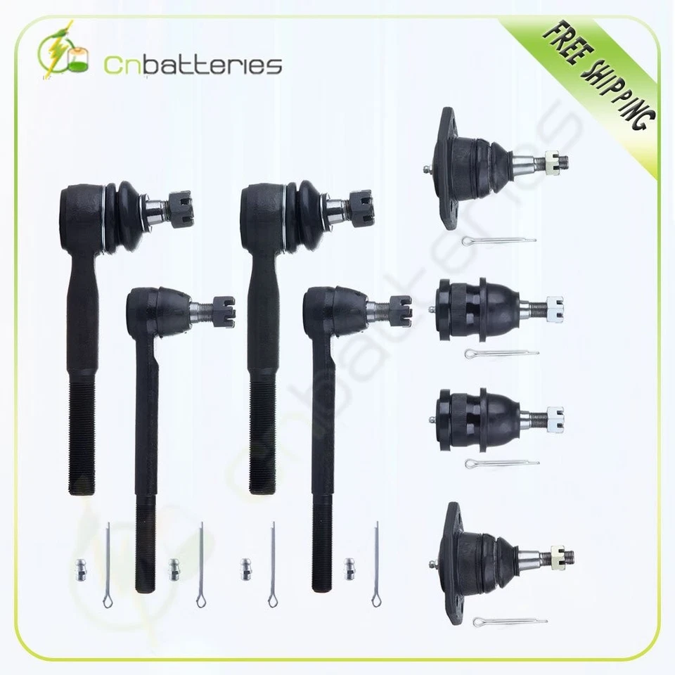 8PCS Suspension Ball Joint Tie Rod End for 1975-1982 CHEVROLET K5 BLAZER RWD - Image 1 of 4