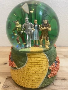 Zauberer von Oz Smaragdstadt Wasserkugel gelber Ziegel Straßenmusik & Licht beide funktionieren - Bild 1 von 8