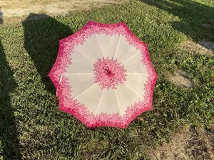 Vintage 1960's/70's Parasol Floral Umbrella - Picture 1 of 2