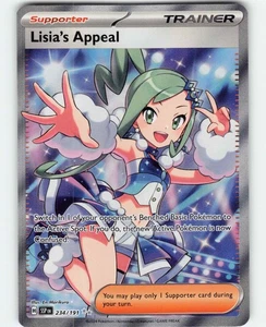 Lisia's Appeal - Ultra Rare SV08: Surging Sparks 234/191 NMHolo - Picture 1 of 2