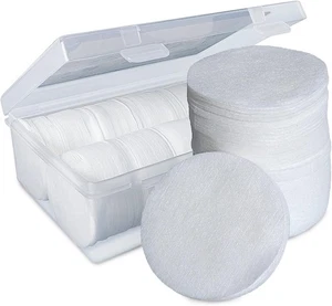 900/600PCS Thick Gun Cleaning Patches with Storage Box, 2" white - Picture 1 of 7