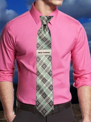 🔥🔥NICK CAÑÓN ESCOCÉS, CORBATA DE SEDA PREMIUM MODERNA, NUEVA CON ETIQUETAS $65 Foto 1 de 4