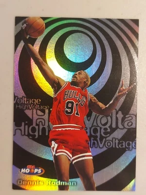 1998-99 Hoops Dennis Rodman HIGH VOLTAGE Chicago Bulls #16 HV - Image 1 of 2