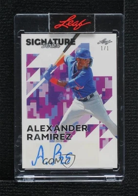2023 Leaf Signature Series Pixel Art 1/1 Alexander Ramirez #BA-AR2 Auto - Image 1 of 3