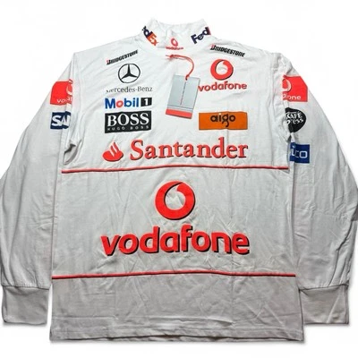Camisa cuello alto Lewis Hamilton McLaren Mercedes-Benz F1 Racing nueva con etiquetas rara de colección Foto 1 de 4