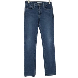 Levi's Jeans 712 Slim Women Stretch Straight Ln1 Size W27 L32 - Picture 1 of 10