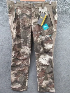 NWT Cabela's Women Size Large Outfit Her Camo 4Most Dryplus Rain Pants 02 Octane - Picture 1 of 17