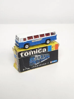 Tomy Tomica Mitsubishi Fuso Bus 41 - Vintage Diecast model Boxed 1/156 Rare - Image 1 of 4