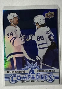 AUSTON MATTHEWS WILLIAM NYLANDER 2025-26 Upper Deck Compadres #CM-3 - Picture 1 of 2