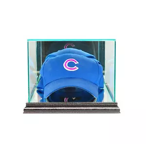 Nueva vitrina de gorra de béisbol de vidrio *moldura negra UV envío gratuito hecha en EE. UU. - Imagen 1 de 6