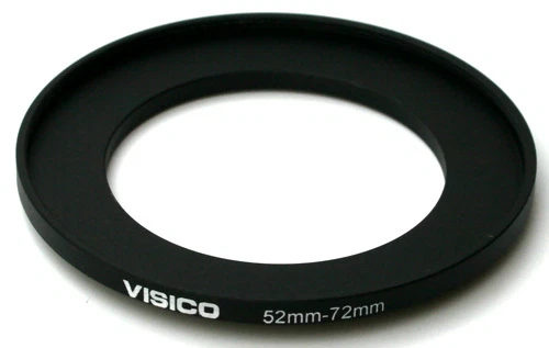 Aluminium 52mm to 72mm 52 72 Step Up Filter Ring Stepping Adapter Metal - Image 1 of 1