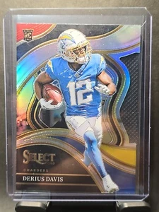 Derius Davis - Rojo Amarillo Prizm Troquelado Club Nivel RC - 2023 Panini Select - Imagen 1 de 6