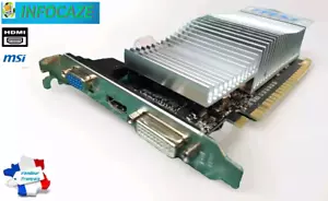 Carte vidéo MSI NVIDIA GeForce 210 1GB DDR3-VGA-HDMI-DVI (N210E-MD1GD3H/LP) - Foto 1 di 12