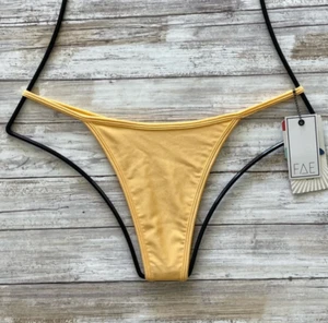 FAE SCHWIMMPUDDING GELB JONES TANGA BIKINIUNTERTEIL (M) NEU MIT ETIKETT - Bild 1 von 15