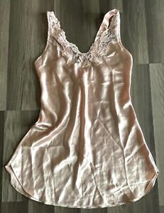 Mint Sz XS-S VICTORIA'S SECRET Vintage Peach/Tan Slip Nightgown