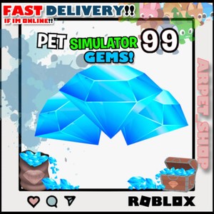 PET SIMULATOR 99 (PET SIM 99 PS99) 💎 1M 3M 5M 10M 50M 100M 200M GEMS 💎