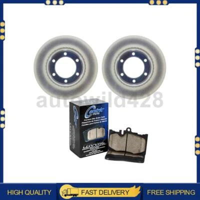 Rotores y pastillas de freno delanteros centrados para Toyota 4Runner 95-1998 1999 2000 2001 2002 Foto 1 de 4