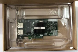 46K6601 IBM 5767 Dual Port 10/100/1000 Gigabit PCI-E Server Ethernet INTEL 9402 - Afbeelding 1 van 6