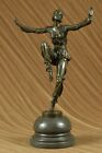 Art Nouveau chef-d'œuvre en bronze danseur tsigane moulé à chaud magnifique statue
