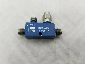 Triangle Microwave DBS-609 RF Directional Coupler; 7-11GHz, 6dB coupling, SMA(F) - Picture 1 of 2
