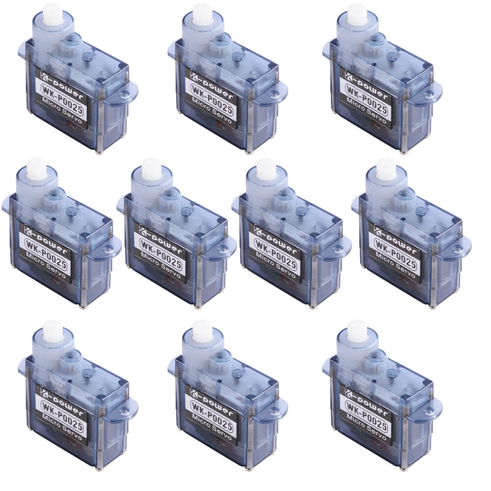10pcs K-power P0025 2.5G High Speed Coreless Micro Servo for RC Airplane Hobbies - Image 1 of 4