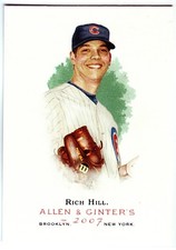 2007 Topps Allen and Ginter Chicago Cubs Baseball Card #193 Rich Hill SP