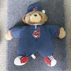 Cleveland Indians Chief Wahoo Vintage 2000 Teddybär Good Stuff Plüsch blau PJ's - Bild 1 von 6