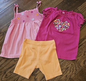 Girls Size 5T Gymboree Mix 'n Match Tops/Shirts & Bike ShortsLot/3 SEE DESCRIPT - Picture 1 of 13