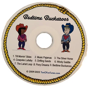 Gutenacht Buckaroos Wiegenlied CD für Kinder 9 Western Gute-Nacht-Lieder (siehe unten) - Bild 1 von 7