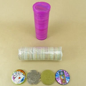 100 Pogs + 4 Slammers + Pog Tube 1990s Retro Nostalgia! Pog Game Ready To Play - Picture 1 of 1