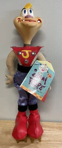 Jimmy of the Future 'Space Idiot' Squeezy Plush Doll By SPUMCO Ren & Stimpy - Picture 1 of 8