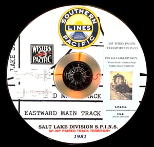 Southern Pacific RR 1981 Salt Lake Div Paired Territory  SPINS PDF pages on DVD - Picture 1 of 6