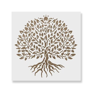 Plantilla Yggdrasil Tree of Life - plantillas Mylar duraderas y reutilizables - Imagen 1 de 9