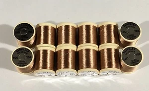 12 Spools Danville 3/0 Coffee Fly Tying Thread - Picture 1 of 1