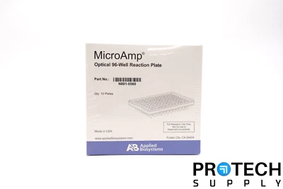 Placa de reação óptica de 96 poços Applied Biosystems N801-0560 NOVA - Imagem 1 de 3