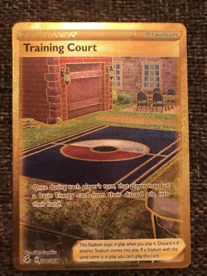 Training Court 282/264 Fusion Strike Full Art Gold Secret Pokemon Pack Fresh - Image 1 of 2