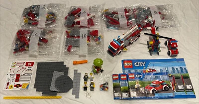 LEGO 60110 City Fire Station - 100% Completo con Instrucciones Bolsas Selladas Sin Caja Foto 1 de 4